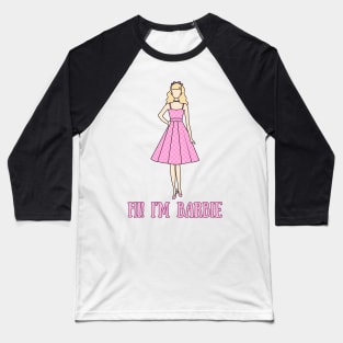 Barbie Doll- movie Baseball T-Shirt